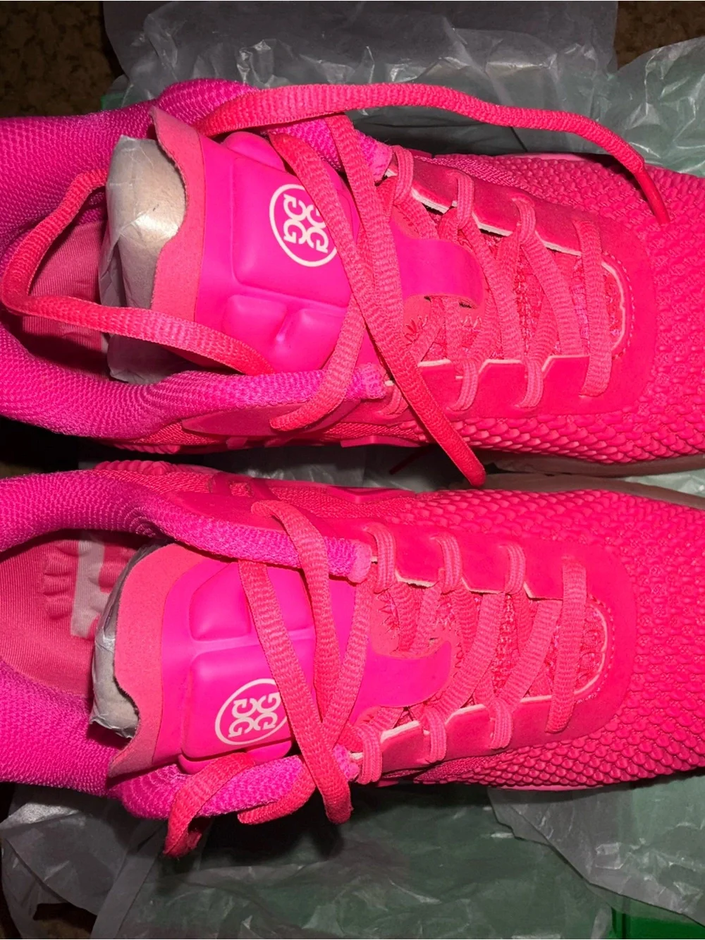 G/FORE NWT! Ladies Full Drip QRT1 Pickle Shoe - Day Glow Pink